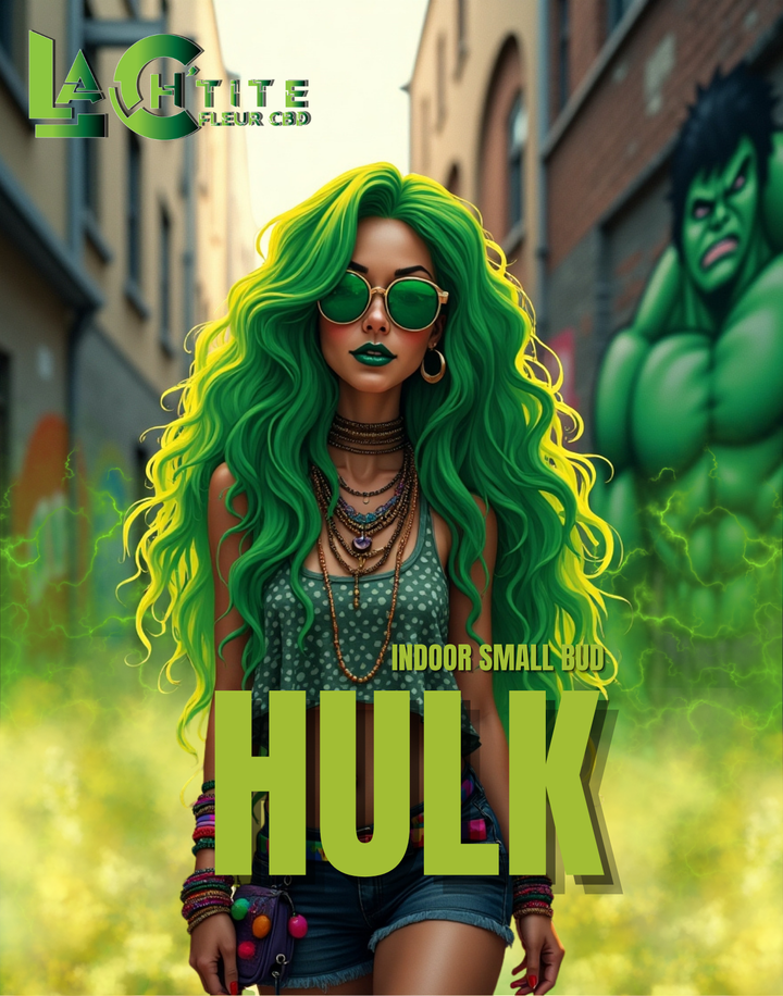 HULK INDOOR SMALL BUD CBD 10.62% THC 0.3%