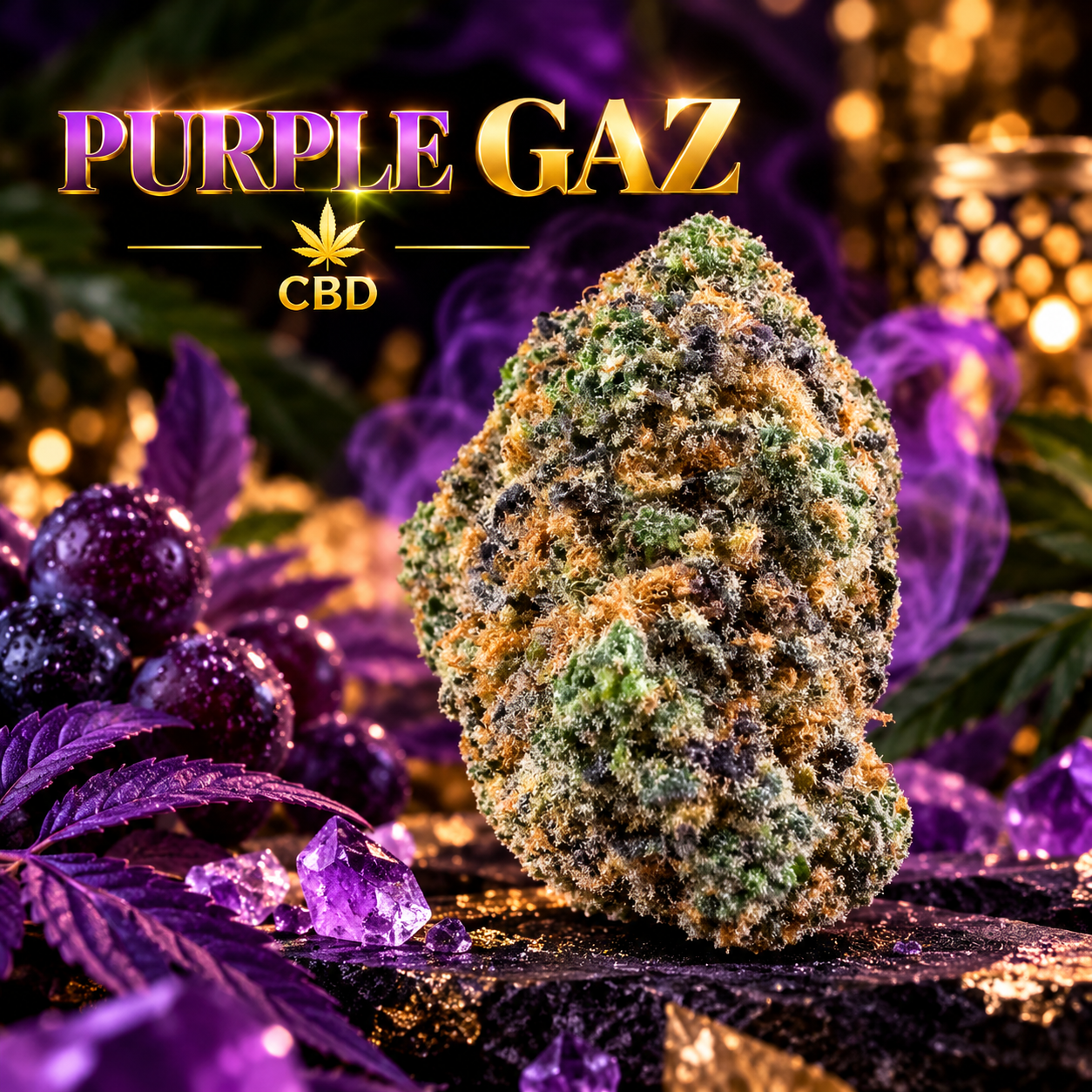 Purple Gaz Indoor CBD 14,46 % – Fleur suisse