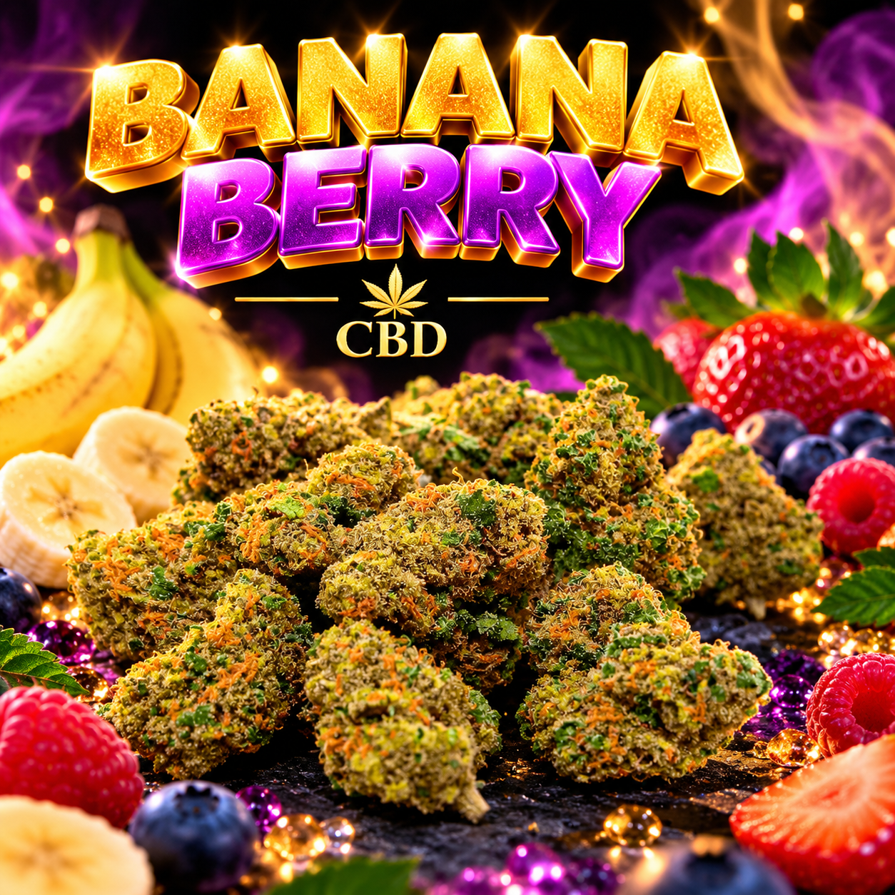 Banana Berry CBD Indoor – Fleur fruitée