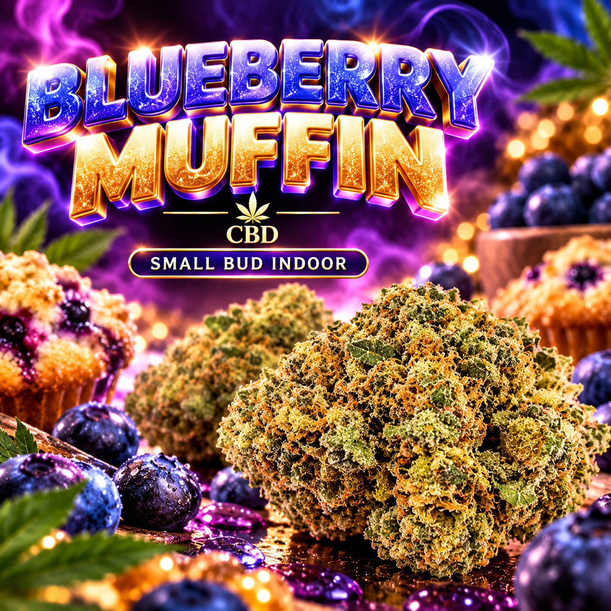 Blueberry Muffin Small Bud CBD Indoor Suisse