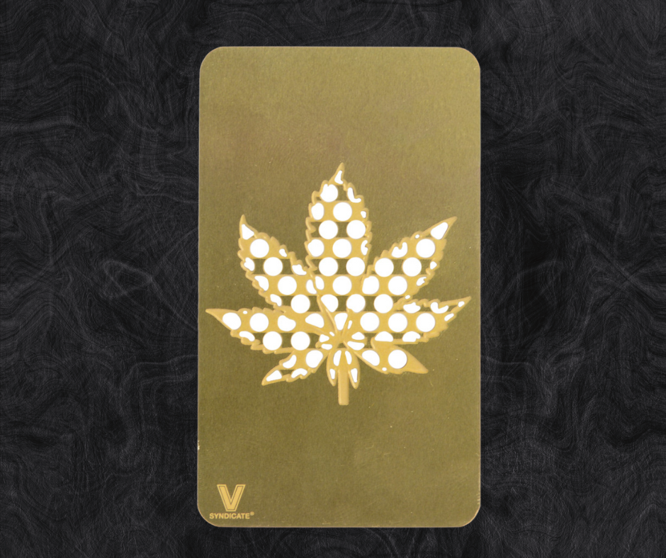 GRINDER CARTE V-SYNDICATE LEAF GOLD