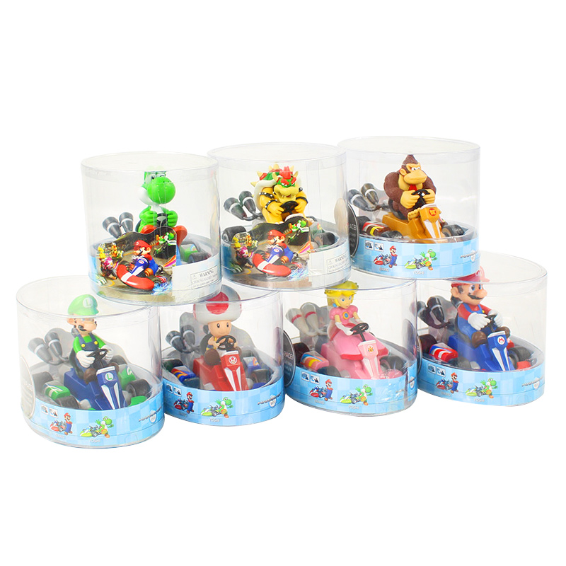 Super-Mario-Bros-PVC-Anime-Figures-Games-Luigi-Yoshi-Cartoon-Chambre-plus-lente-Kart-Rib-Back