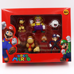Figurines-Super-Mario-Bros-en-PVC-6-pi-ces-lot-3-7cm-jouets-d-action-Luigi