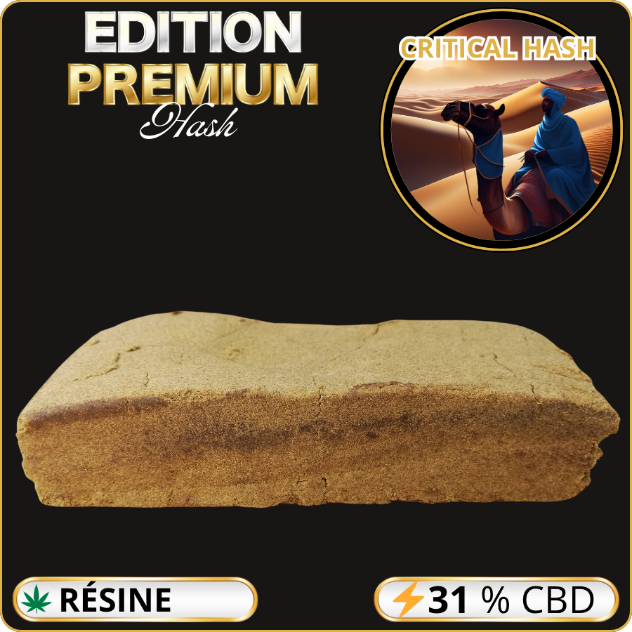 critical hash résine cbd
