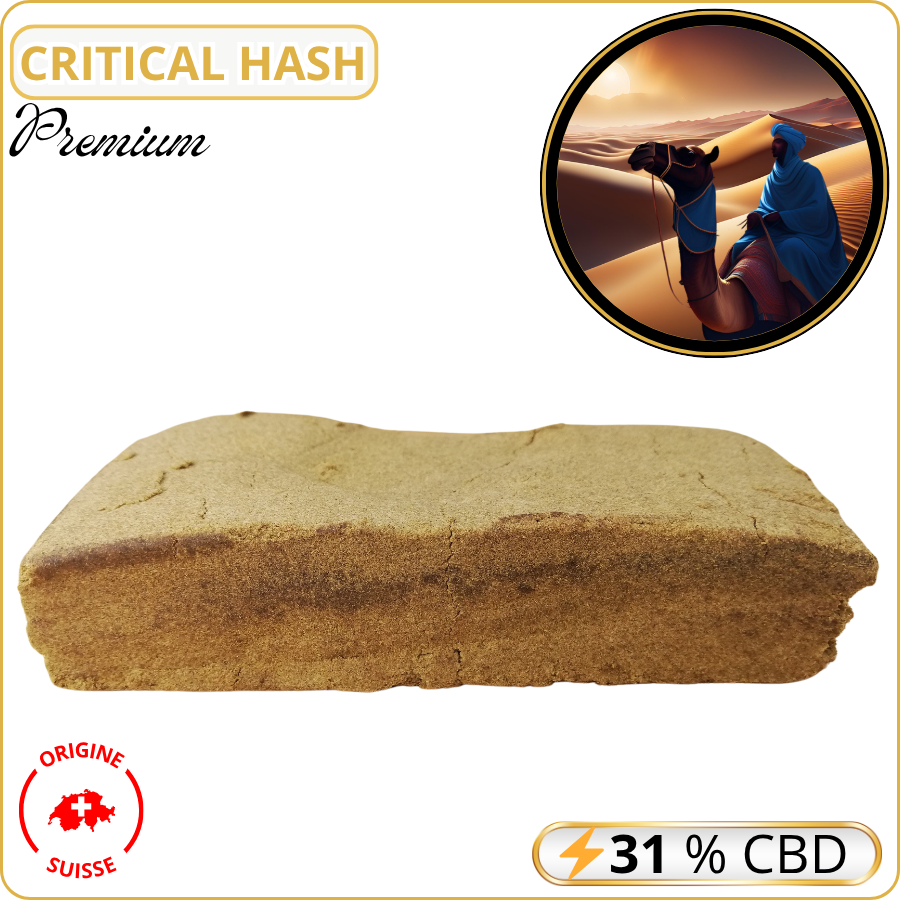 critical hash cbd - résine cbd pas cher