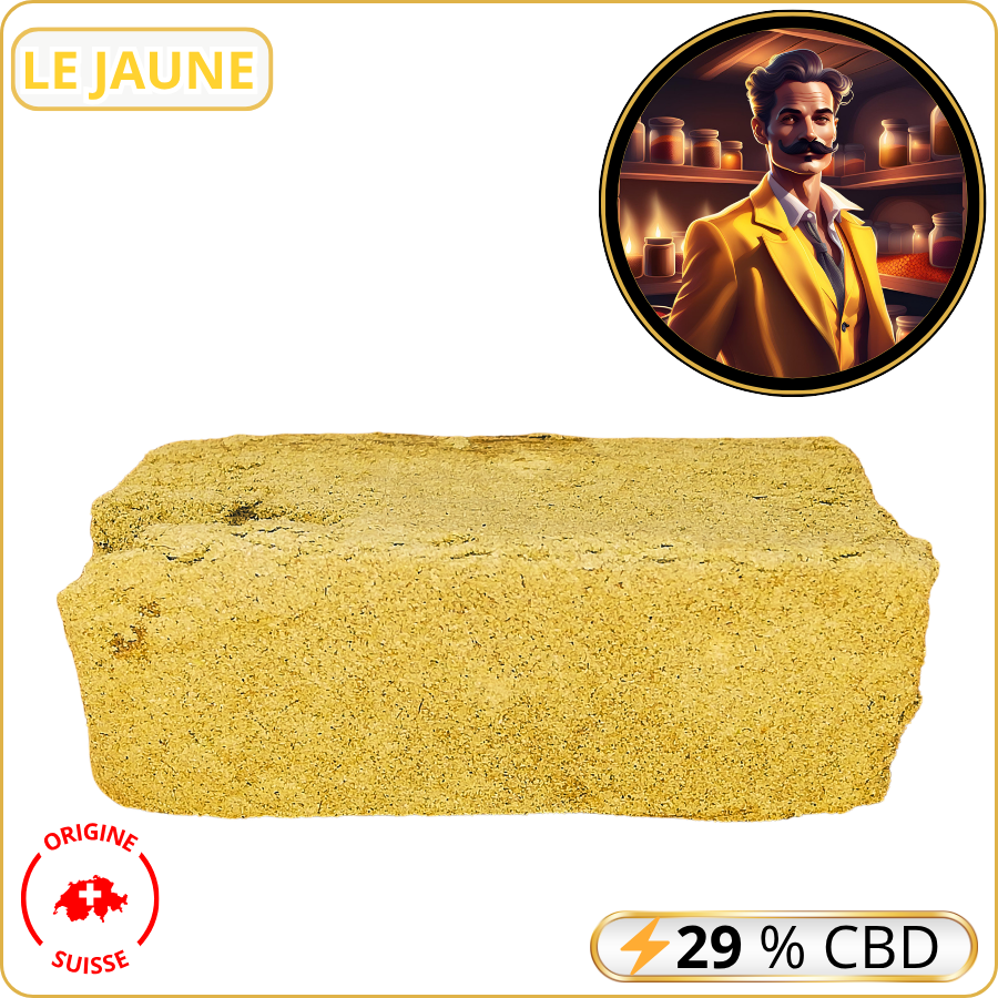 le jaune cbd - résine cbd pas cher