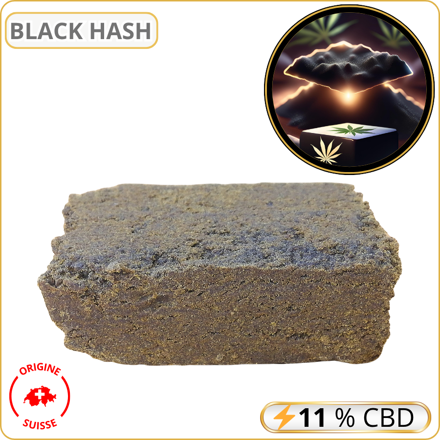 black hash cbd - résine cbd pas cher