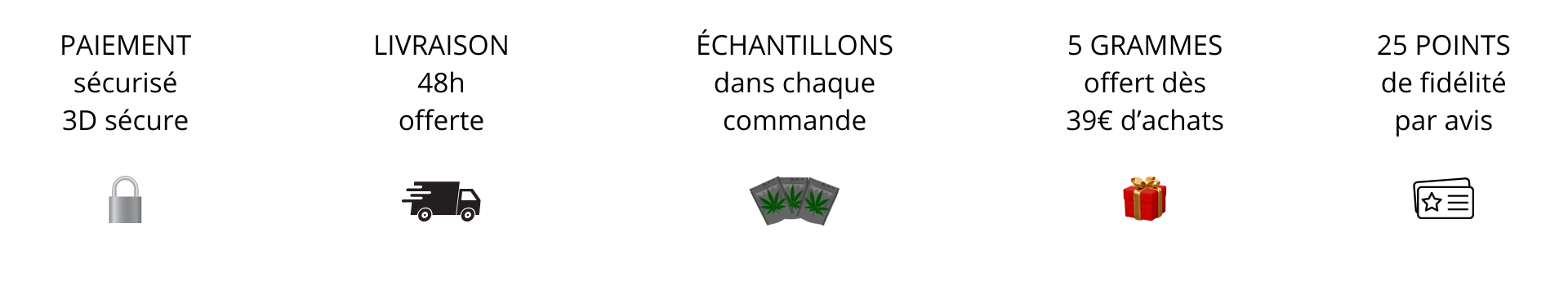 CBD ALPHA Livraison gratuire