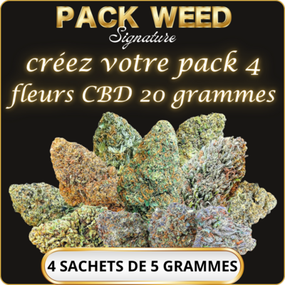 Pack CBD 20g - Composez votre sélection de fleurs de CBD