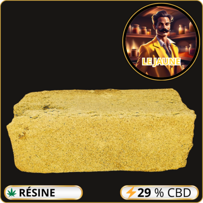 le jaune résine cbd