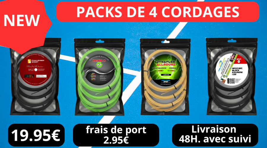 packs 4 cordages