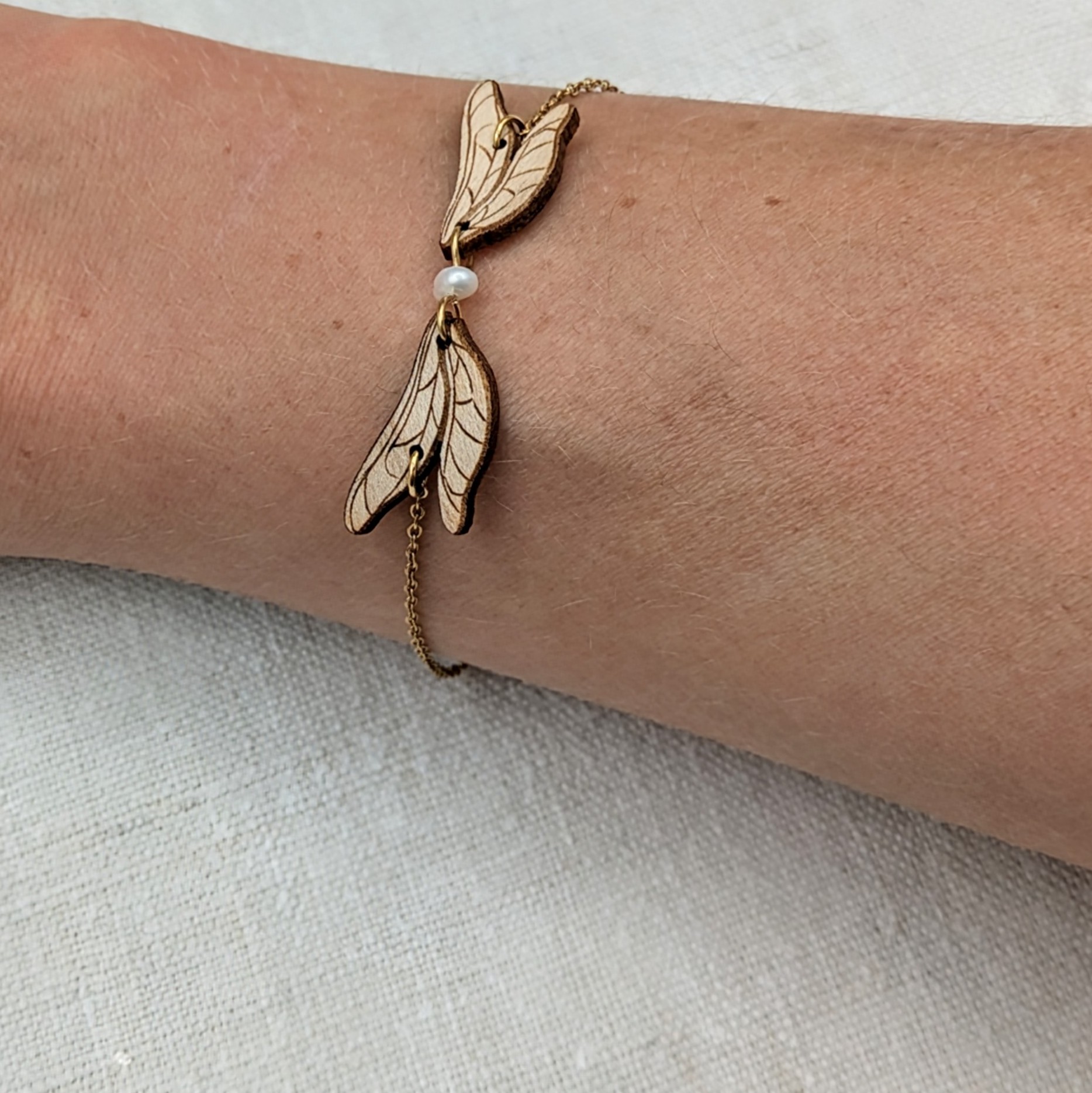 Bracelet libellule - La Louve (2)