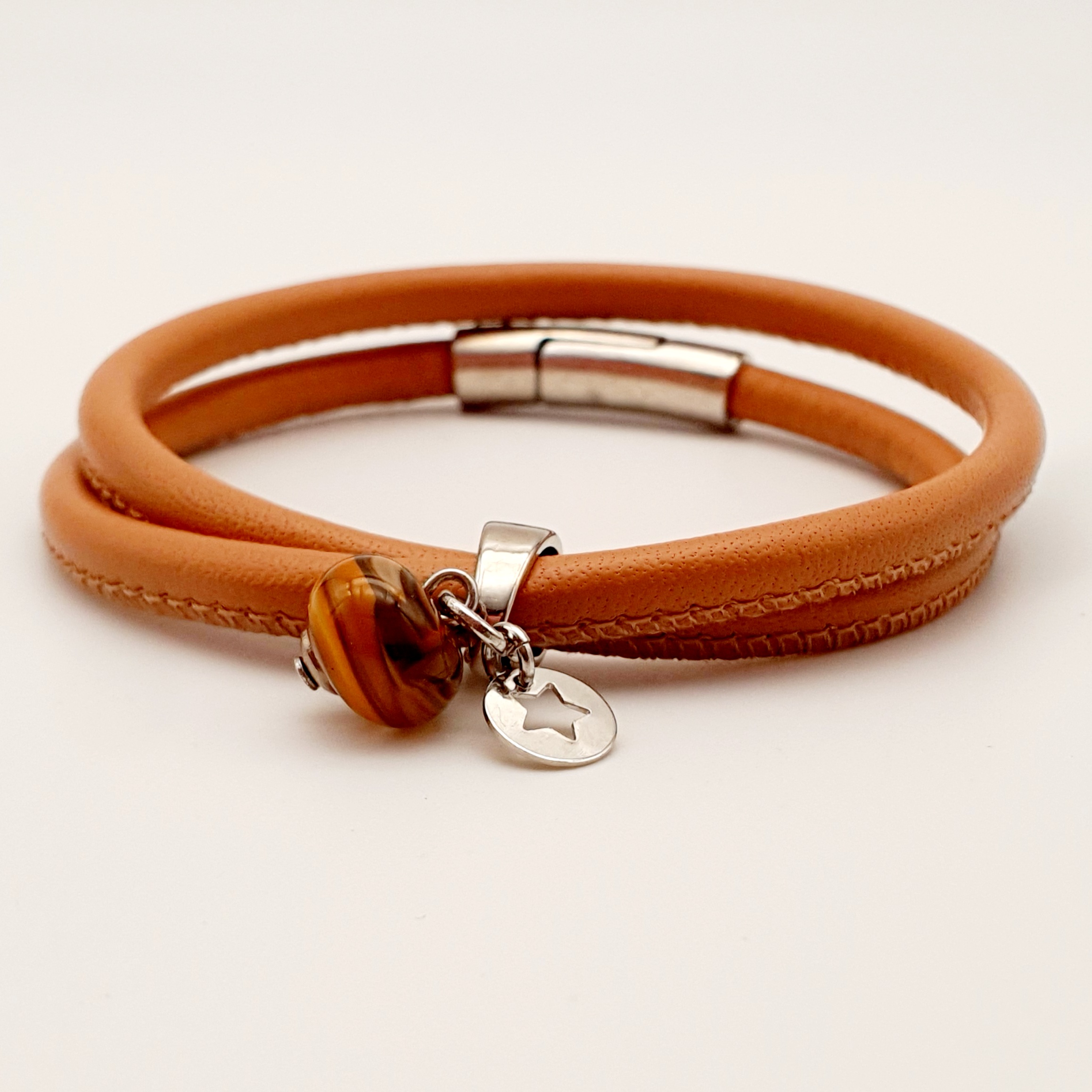 Bracelet fyne 2T beige.2