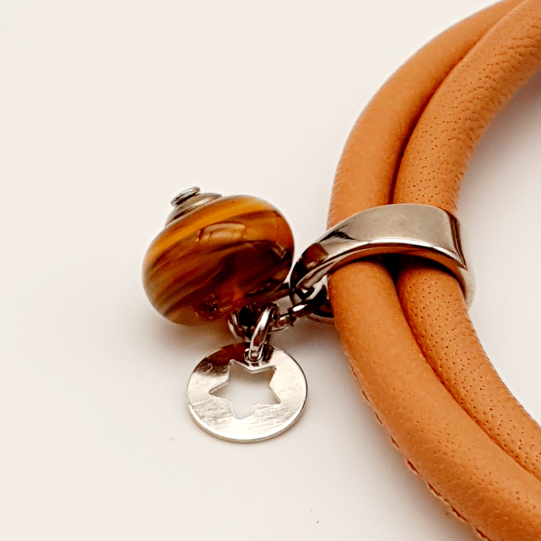 Bracelet Fyne 2T beige.3
