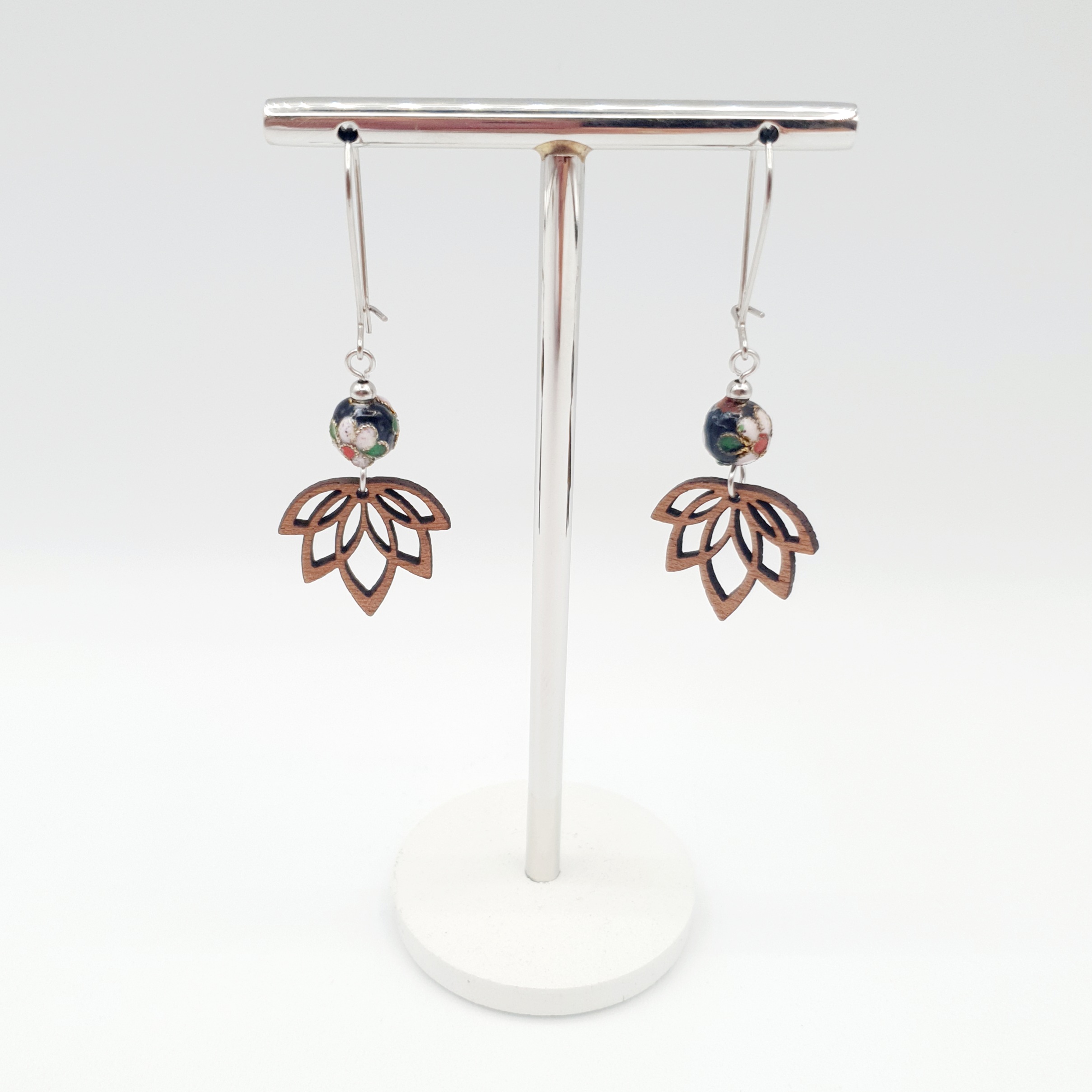 Boucles lotus acajou (3)