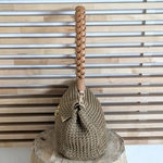 Sac crochet beige