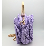 Sac crochet violet