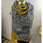 Echarpe éléphant jaune 85