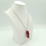 Collier one rouge avec murines (2)
