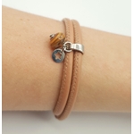 Bracelet fyne 2T beige.4
