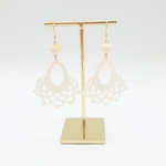 Boucles crochets écru