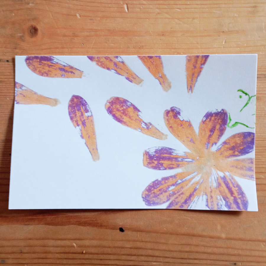 carte florale - Fée florale