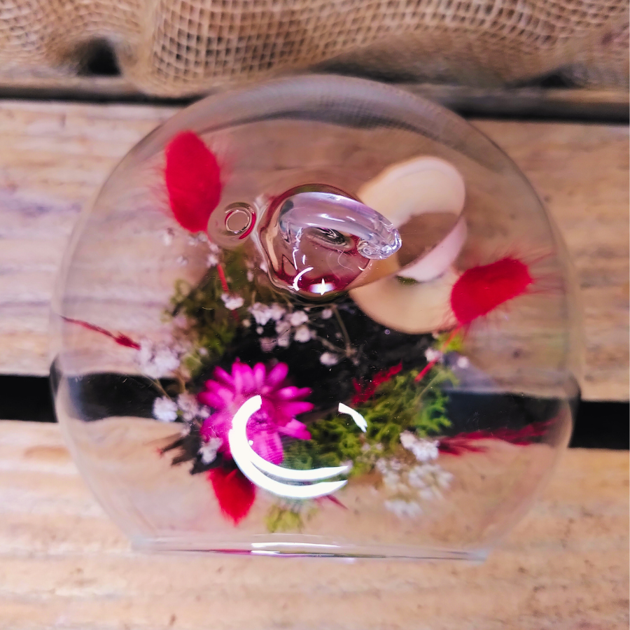 Fée florale - Boule Noël