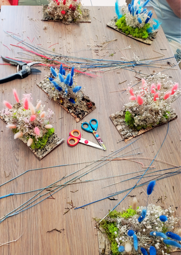 atelier d art floral en ehpad