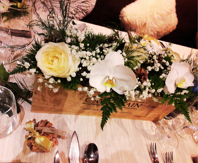 fee florale vaulx en velin centre de table mariage