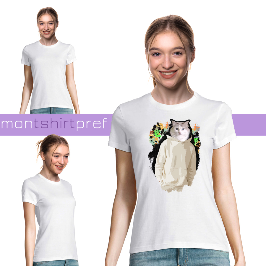 t-shirt femme dripping