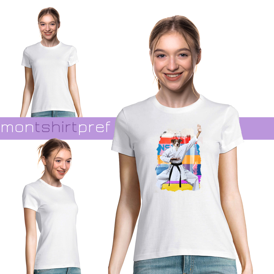 t-shirt femme karate