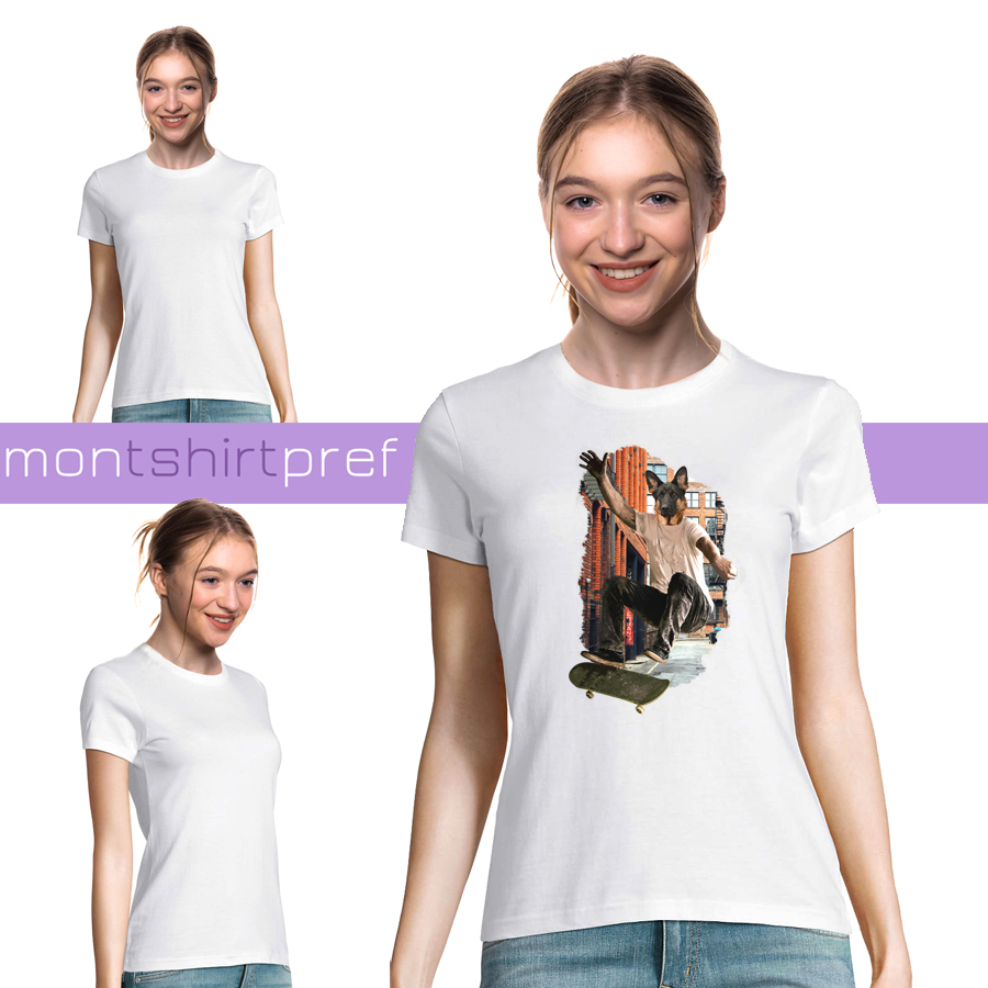 t-shirt femme skate