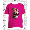 t-shirt skate fushia enfant