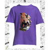 t-shirt skate violet enfant