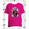 t-shirt vélo fushia enfant