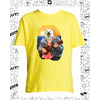 t-shirt ukulele jaune enfant