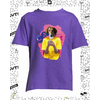 t-shirt smartphone violet enfant
