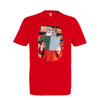 t-shirt rouge chat livre