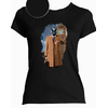 t-shirt chat big ben noir  femme