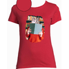 t-shirt chat bibliotheque rouge  femme