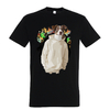 t-shirt chien dripping - homme noir