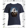 T-shirt aviatrice chat jeans enfant