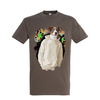 t-shirt chien dripping - homme zinc
