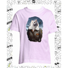 T-shirt aviatrice chat rose enfant