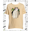 t-shirt chat dripping sable enfant