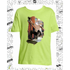 t-shirt chat skate vert pomme enfant