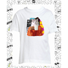 t-shirt chat cafe blanc enfant