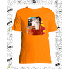 t-shirt chat cafe orange enfant