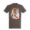 t-shirt homme lion  zinc