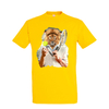 t-shirt homme lion jaune